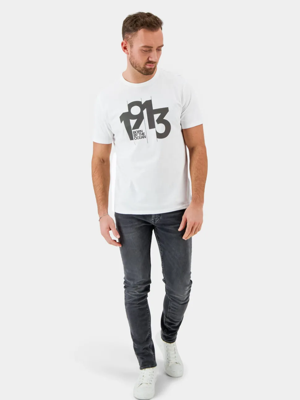 Clearance Heritage Printed Men's T-shirt T-Paidat Ja Pikeepaidat