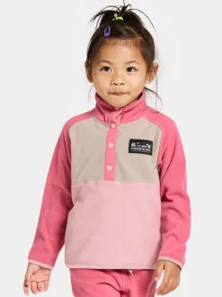 Clearance Monte Kids' Half Button Fleecepaidat & Välikerrokset|Fleecetakit & Fleecepaidat