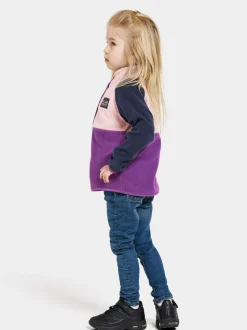 Best Monte Kids' Half Button Fleecepaidat & Välikerrokset|Fleecetakit & Fleecepaidat