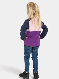 Best Monte Kids' Half Button Fleecepaidat & Välikerrokset|Fleecetakit & Fleecepaidat