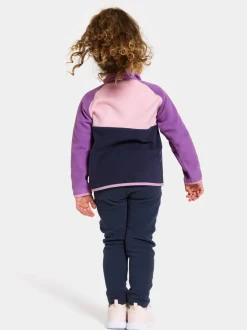 Cheap Monte Kids' Half Button Fleecepaidat & Välikerrokset|Fleecetakit & Fleecepaidat