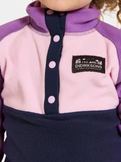 Cheap Monte Kids' Half Button Fleecepaidat & Välikerrokset|Fleecetakit & Fleecepaidat