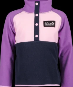 Cheap Monte Kids' Half Button Fleecepaidat & Välikerrokset|Fleecetakit & Fleecepaidat