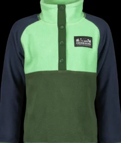 Cheap Monte Kids' Half Button Fleecepaidat & Välikerrokset|Fleecetakit & Fleecepaidat