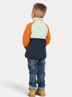 Outlet Monte Kids' Half Button Fleecepaidat & Välikerrokset|Fleecetakit & Fleecepaidat