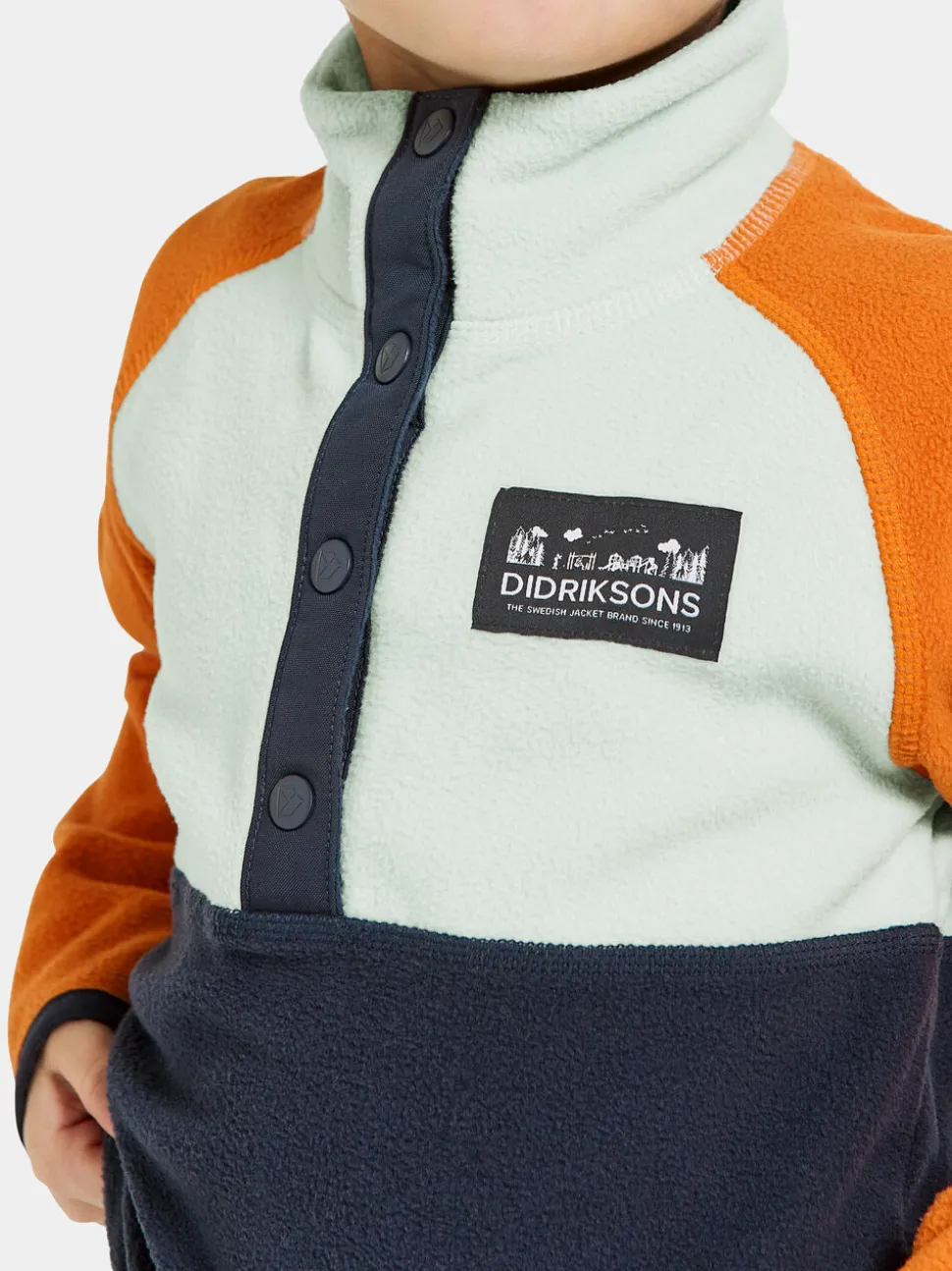 Outlet Monte Kids' Half Button Fleecepaidat & Välikerrokset|Fleecetakit & Fleecepaidat