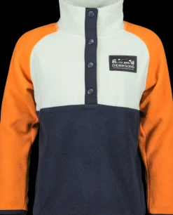 Outlet Monte Kids' Half Button Fleecepaidat & Välikerrokset|Fleecetakit & Fleecepaidat