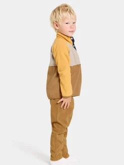 Outlet Monte Kids' Half Button Fleecepaidat & Välikerrokset|Fleecetakit & Fleecepaidat