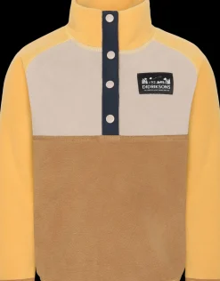 Outlet Monte Kids' Half Button Fleecepaidat & Välikerrokset|Fleecetakit & Fleecepaidat