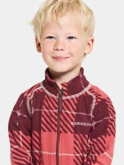 Clearance Monte Printed Kids' Full-Zip Termos Fleecepaidat & Välikerrokset|Puserot & T-Paidat