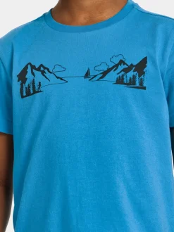 Shop Mynta Kids' Logo T-shirt Explore Puserot & T-Paidat|Yläosat