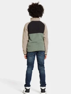 Outlet Yokto Kids' half button Fleecepaidat & Välikerrokset|Fleecetakit & Fleecepaidat